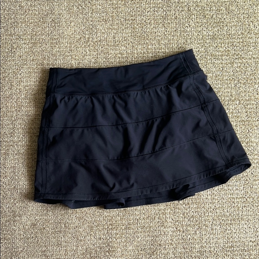 Lululemon Athletica Black Pace Rival Skort